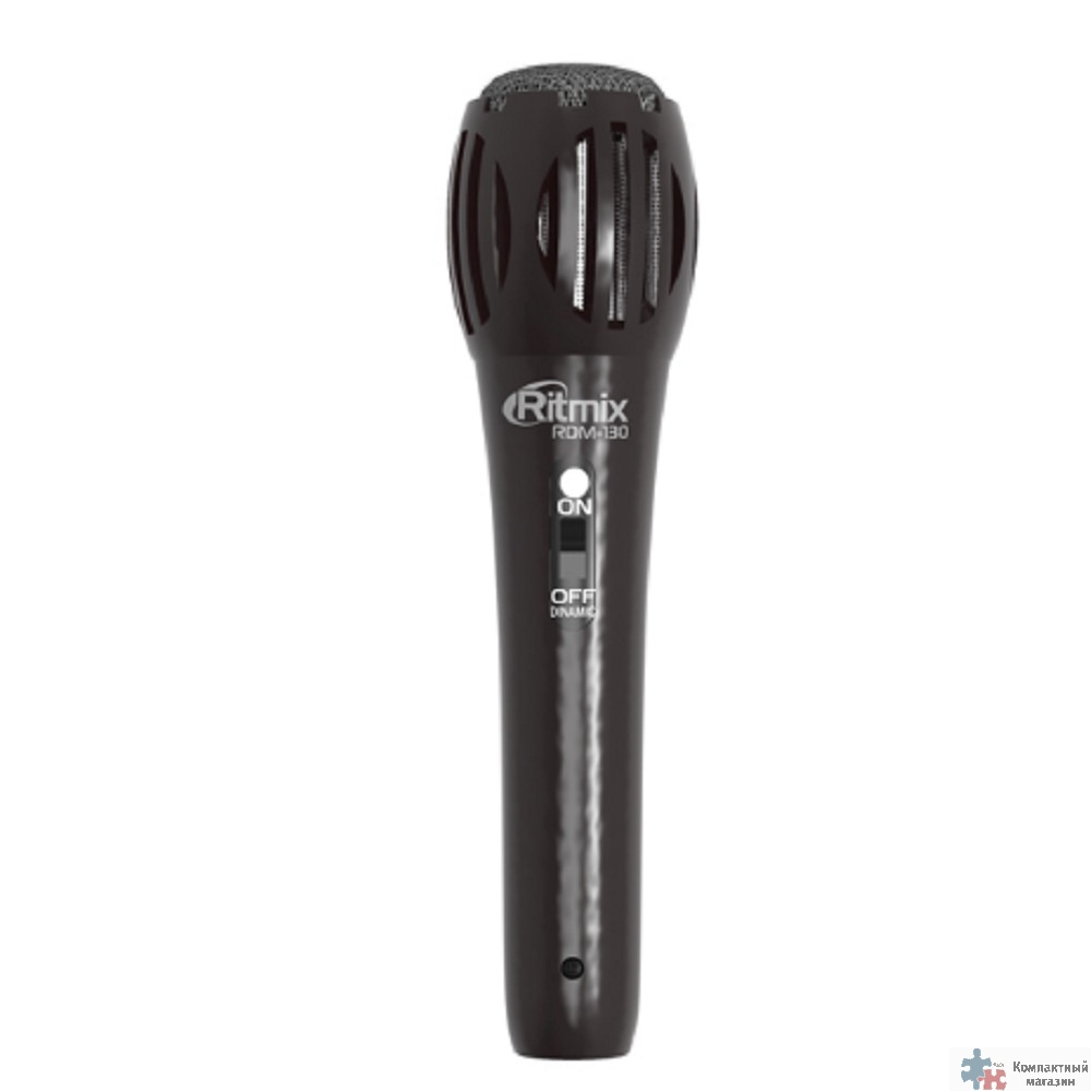 RITMIX RDM-130 black {-70 дБ +/- 3 дБ, подключение: 3 pin XLR  - jack 6.3 мм}