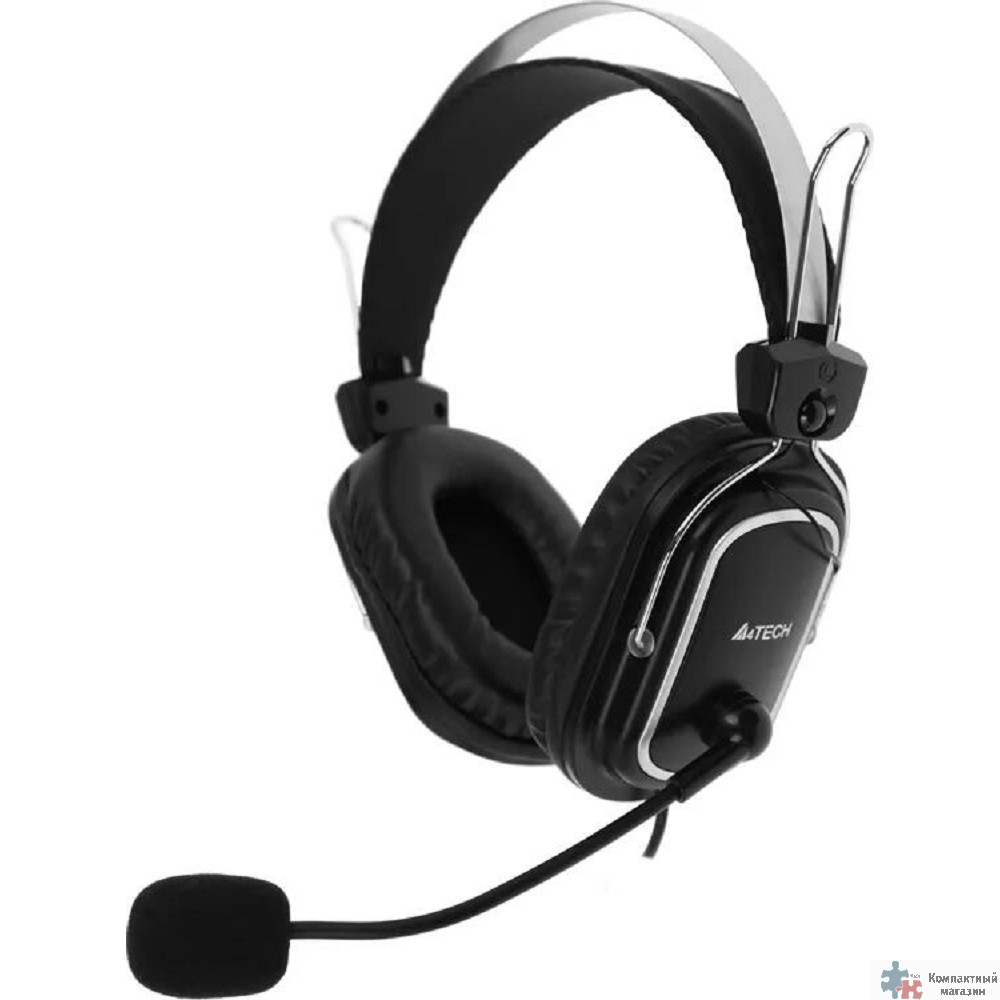 A4 HU-50 черный 2м накладные USB оголовье