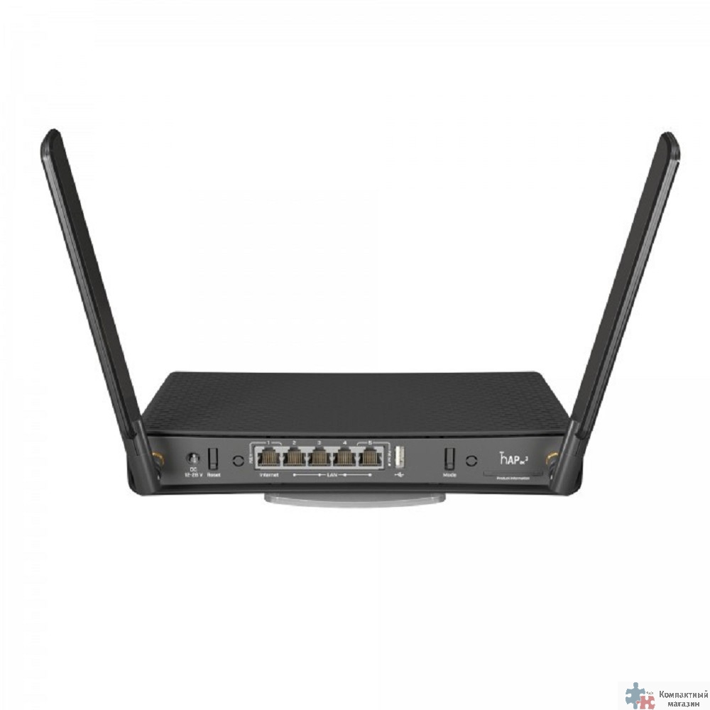 Повреждение упаковки MikroTik RBD53iG-5HacD2HnD hAP ac3 Беспроводной маршрутизатор 2.4/5GHz, 5x1Gbit, PoE, USB