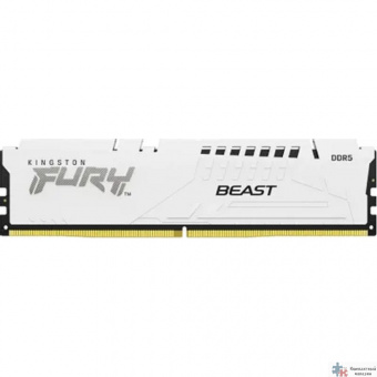 Kingston DDR5 DIMM 32GB 6000MHz KF560C36BWE-32 Fury Beast White Expo RTL Gaming PC5-48000 CL36 288-pin 1.35В dual rank с радиатором Ret
