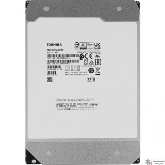 Toshiba MG10F Series 22TB 3.5; SATA 6Gb/s, 7200rpm, 512MB, MG10AFA22TE