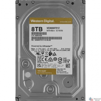 8TB WD Gold  (WD8005FRYZ) {SATA III 6 Gb/s, 7200 rpm, 256Mb buffer}