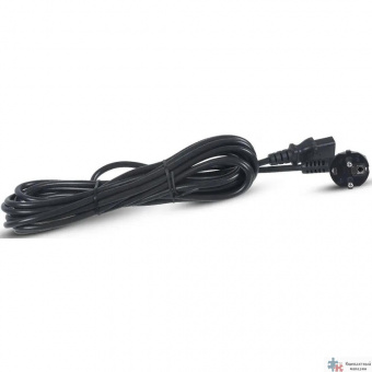 Кабель питания Cablexpert Schuko-C13, VDE, 3x0.75мм2, 10A, с заземлением, 1.8м, черный, пакет [PC-186-VDE]