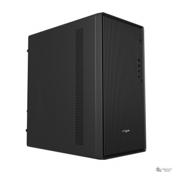 FSP Корпус mATX Minitower S120-B, USB3.0 x 2/USB2.0 x 2,  Black 