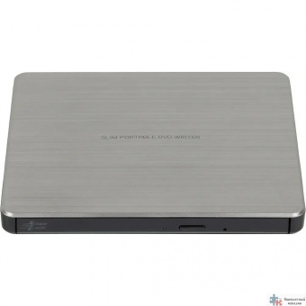 LG DVD-RW GP60NS60 ext. Silver Slim Ret. USB2.0 (совместим с 3.0)
