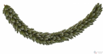 Триумф гирлянда хвойная Женева 180*33 см заснеженная