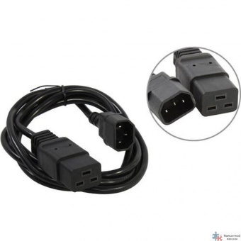 Cablexpert Кабель питания C14- C19, 3х1кв.мм, черный, 1.8м , с заземлением (PC-189-1-1)