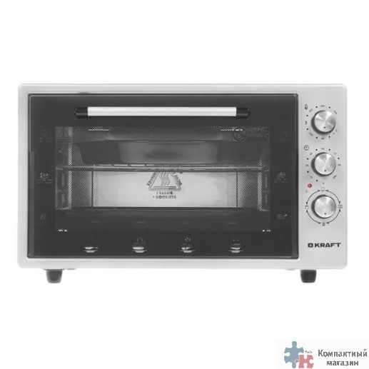 KRAFT KF-MO 4500 GR Мини-печь, 45 л, серый