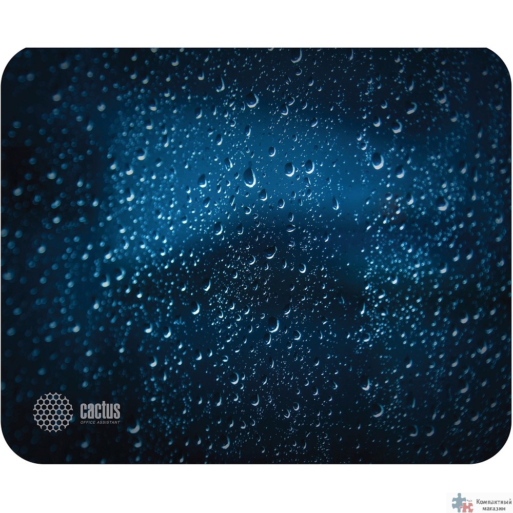 Коврик для мыши Cactus Water Drops 220x180x2мм (CS-MPC-P05XS)