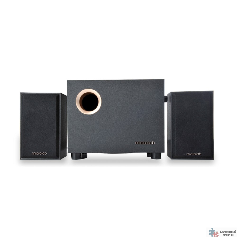 Microlab M-105BT {10 Вт RMS, Распределение мощности 2,5 Вт х 2 +5 W, Частотная характеристика 40-20 кГц, Соотношение сигнал/шум 70 дБ}