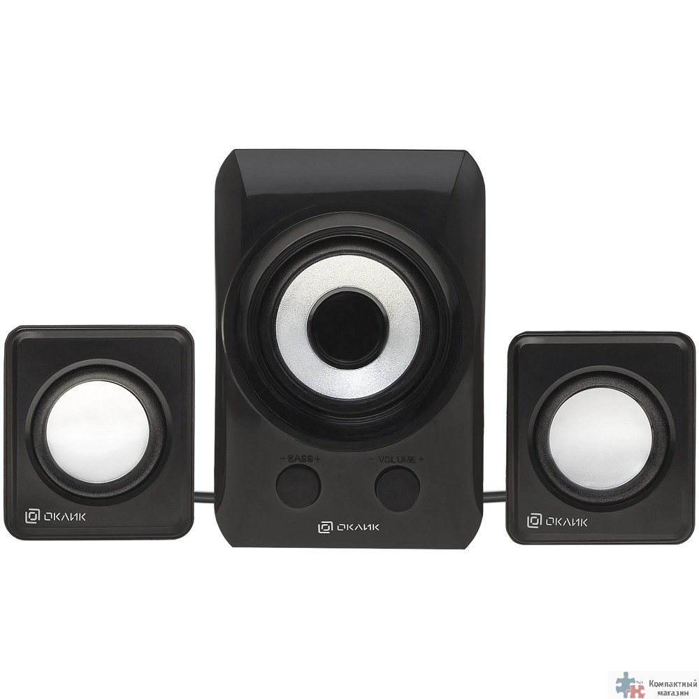 Колонки Oklick OK-420 2.1 черный 11Вт