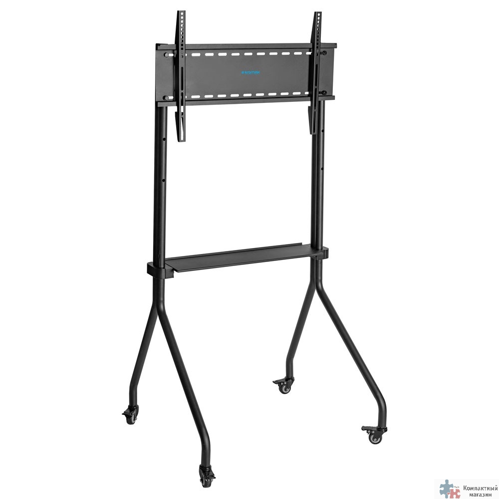 Kromax OMEGA-13 black { 32"-70";  Максимальная нагрузка: 50 кг;  VESA: 200х200, 200х300, 200х400, 300х200, 300х300, 300х400, 400х200, 400х300, 400х400, 600х400 мм Высота: 1227/1367/1507 }