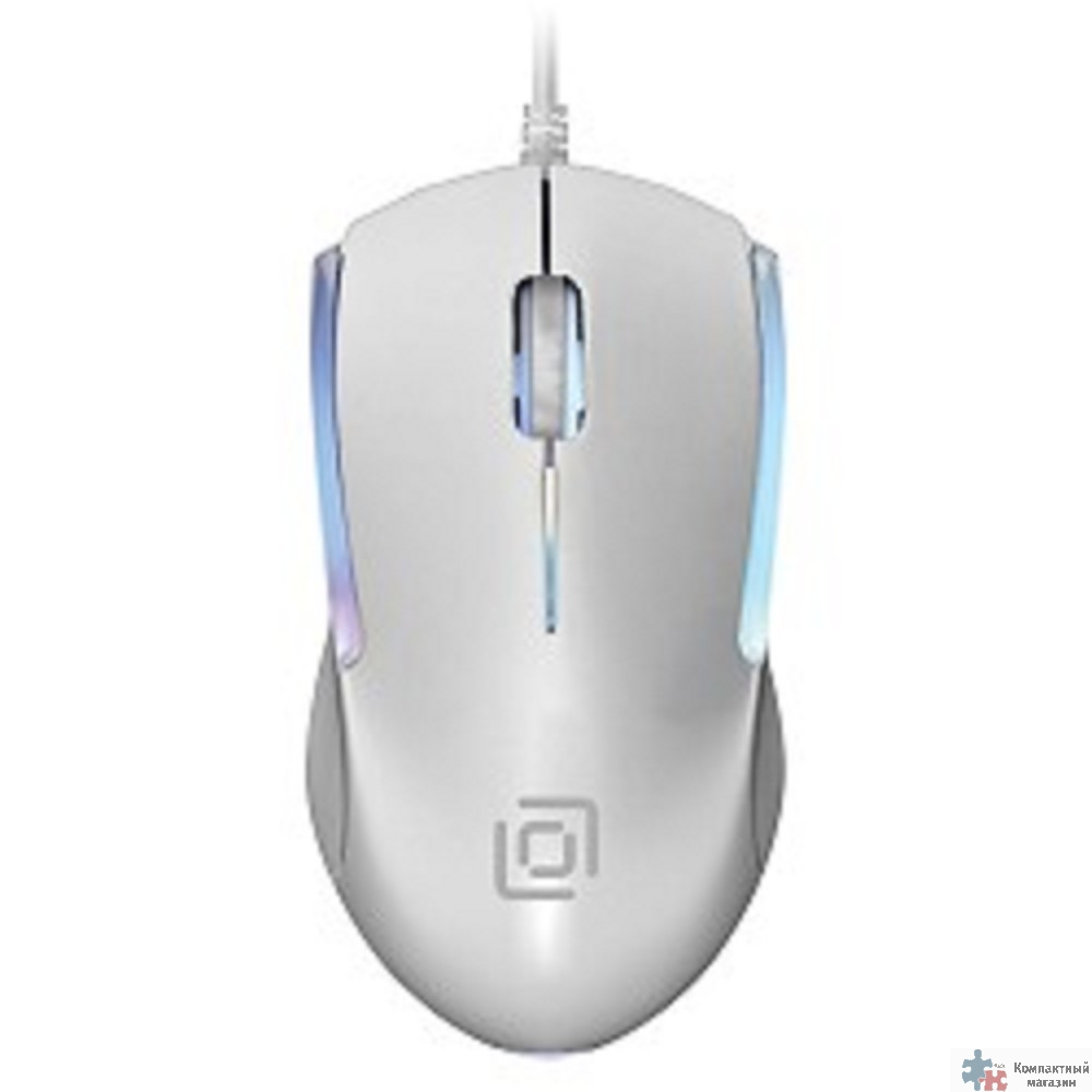 Повреждение упаковки Oklick 245M белый оптическая (1000dpi) USB (3but) [471480]