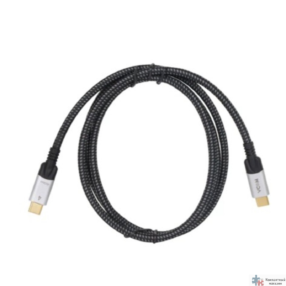 VCOM <CU560-1.2M> Кабель USB4 TypeC(M)--TypeC(M), 5K@60Hz, 40GBps, PD 240W, 5A, VCOM, 1.2м <CU560-1.2M>