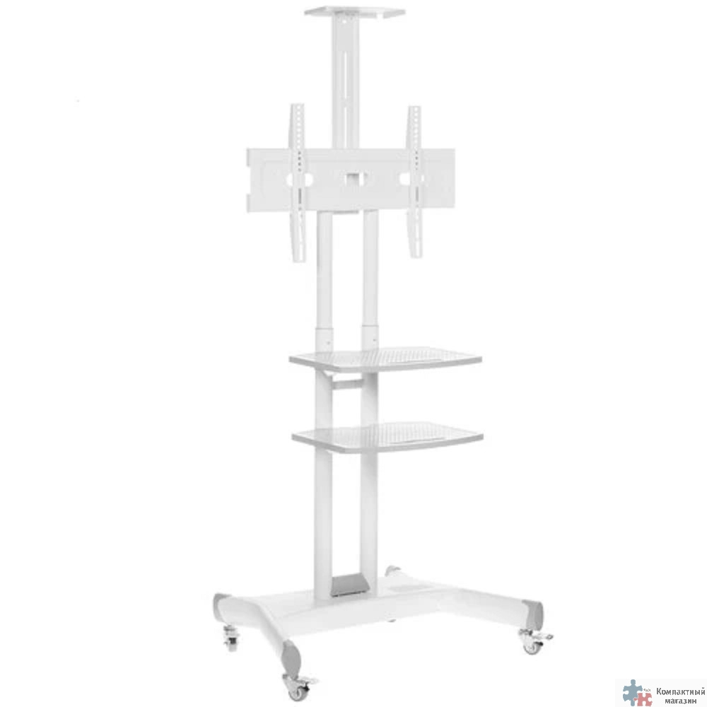 ONKRON TS1881 белая 2 полки для AV в комплкте Для телевизоров диагональю 55"-80" Максимальная нагрузка: 90,9 кг VESA: 200x200, 200x300, 200x400, 300x100, 300x200, 300x300, 300x400, 400x200, 400x300, 