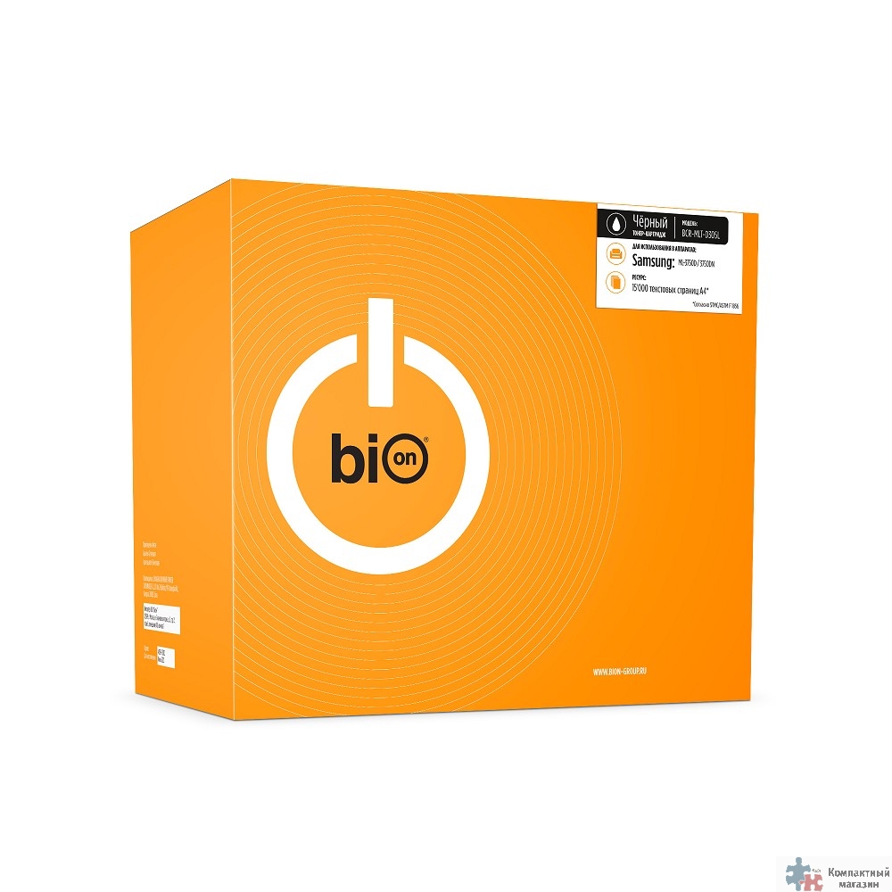 Повреждение упаковки Bion BCR-MLT-D305L Картридж для Samsung{ ML-3750D/3750DN  } (15000  стр.),Черный, с чипом