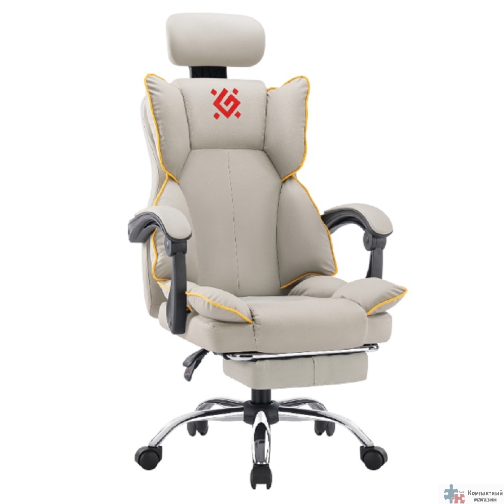 Игровое кресло Ego Бежевый,класс 3,PU,подножка (64050)