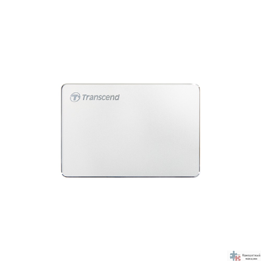 Transcend Portable HDD 2TB StoreJet 25C3S USB 3.1 gen.1 Type-C / Type-A,серебристый