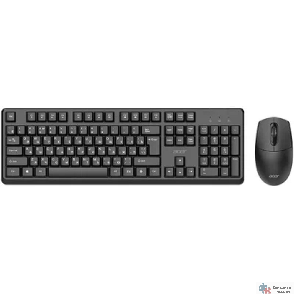 Клавиатура + мышь Acer OCC501 клав:черный мышь:черный USB Multimedia (ZL.ACC11.00H)