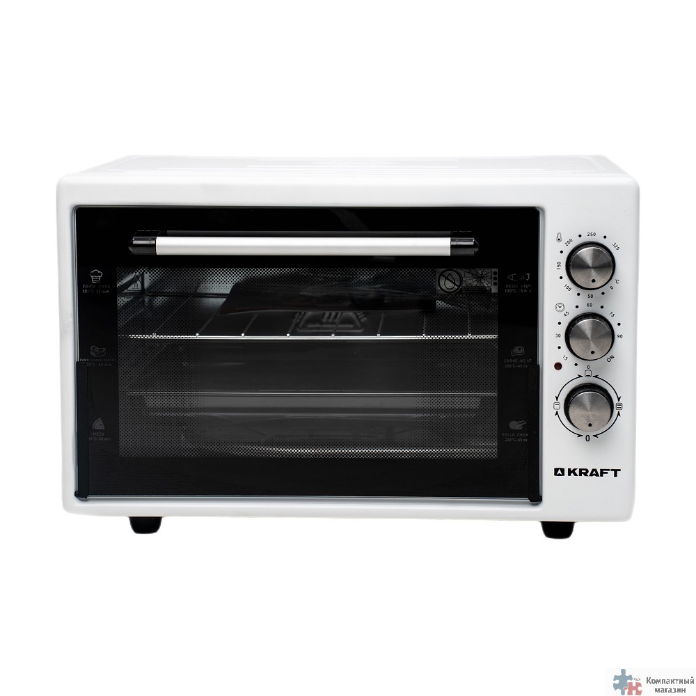KRAFT KF-MO 4500 W Мини-печь, 45 л, белый