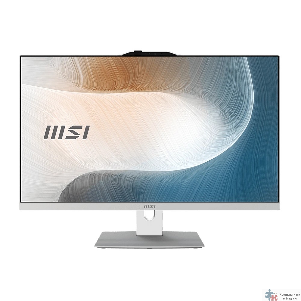 MSI Modern AM272P 1M-677XRU [9S6-AF8232-1032] White 27" {Full HD Core 3 100U/8Gb/SSD512Gb Graphics/noOS/kb/m}