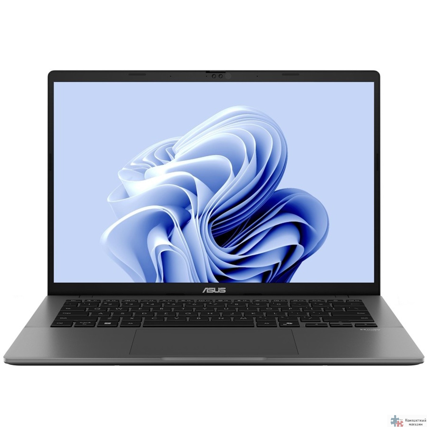 ASUS  VivoBook S3407CA-LY134 [90NB16J2-M00A30] Grey 14" {WUXGA Ul7 255H/32Gb/SSD1Tb/noOS}