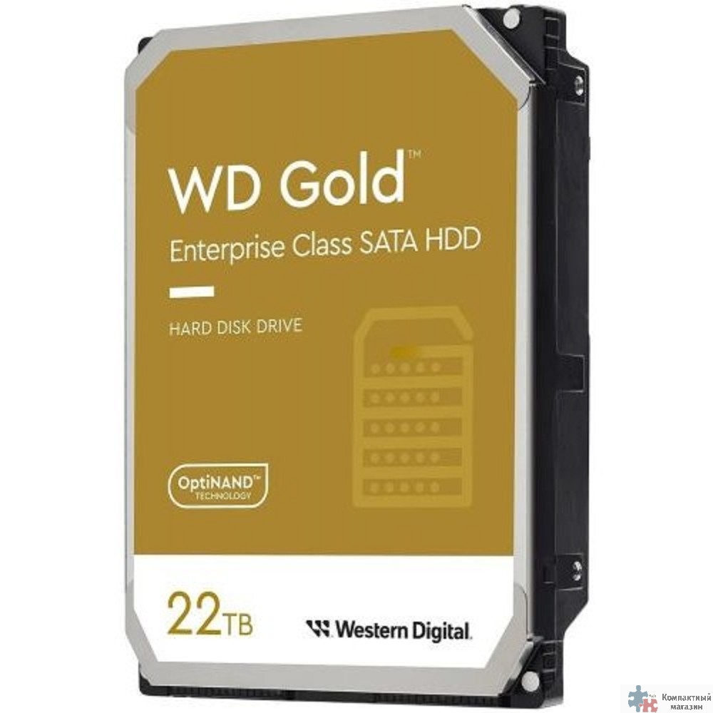 22TB WD Gold  (WD221KRYZ) {SATA III 6 Gb/s, 7200 rpm, 512Mb buffer}