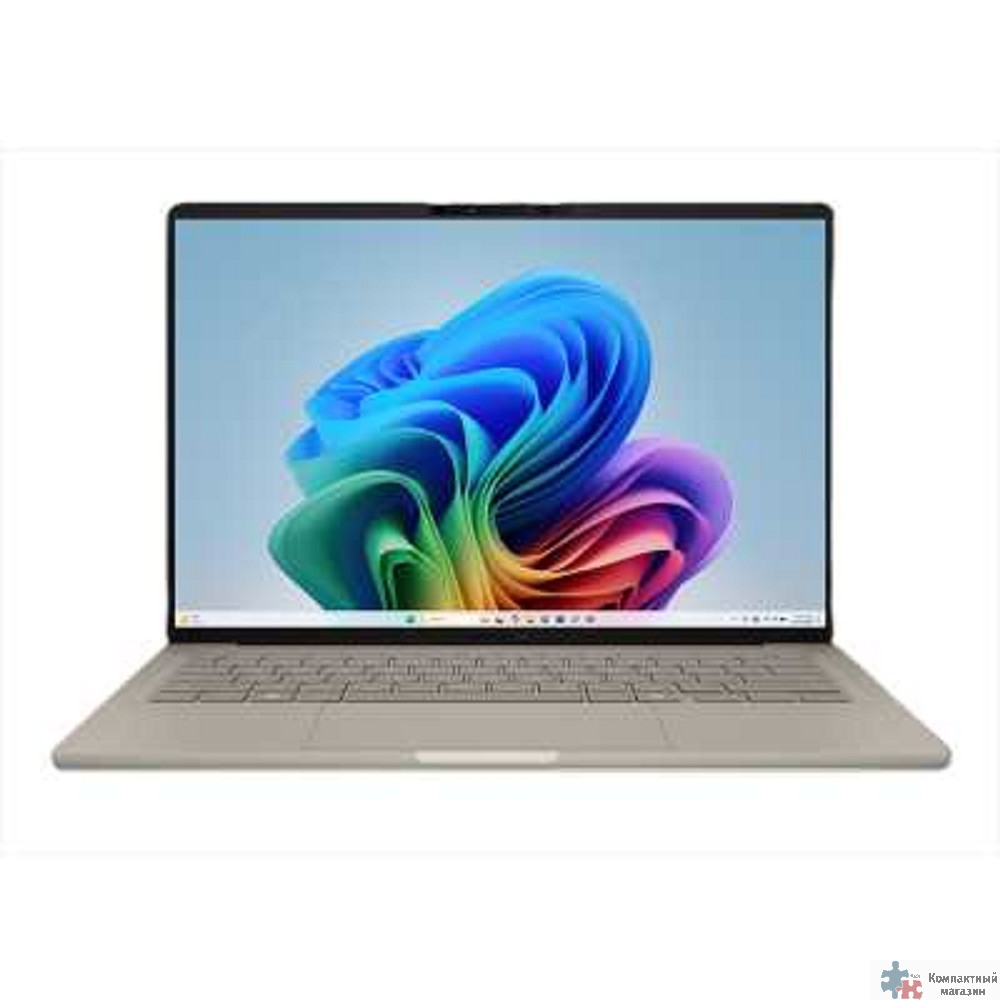 ASUS Zenbook A14 UX3407QA-QD197W [90NB1501-M00850] Zabriskie Beige14" {WUXGA Snapdragon X  X1 26 100  Qualcomm/16GB/ 512GB SSD/WIN11 HOME}