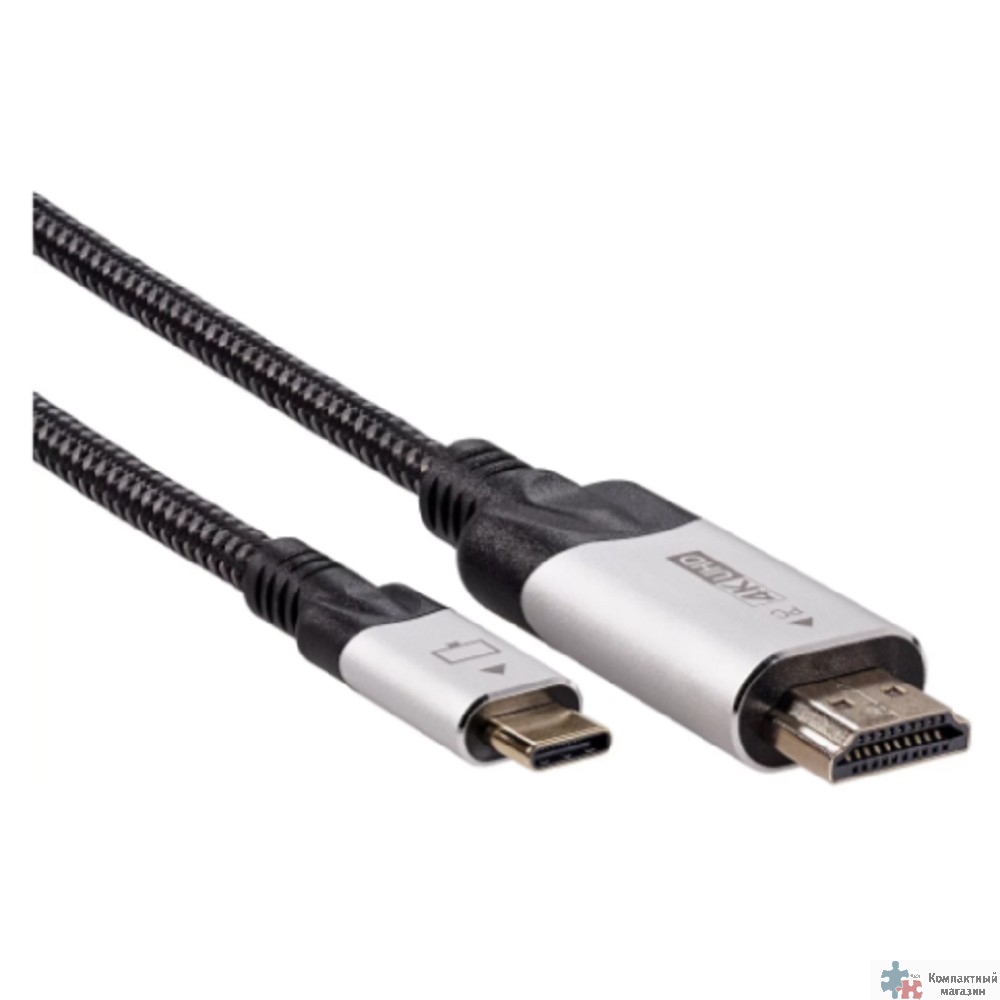 VCOM CU423VA-1.8 Кабель-адаптер HDMI A(m) -->USB 3.1 Type-Cm 4K@60Hz, 1.8m [4895182218451]