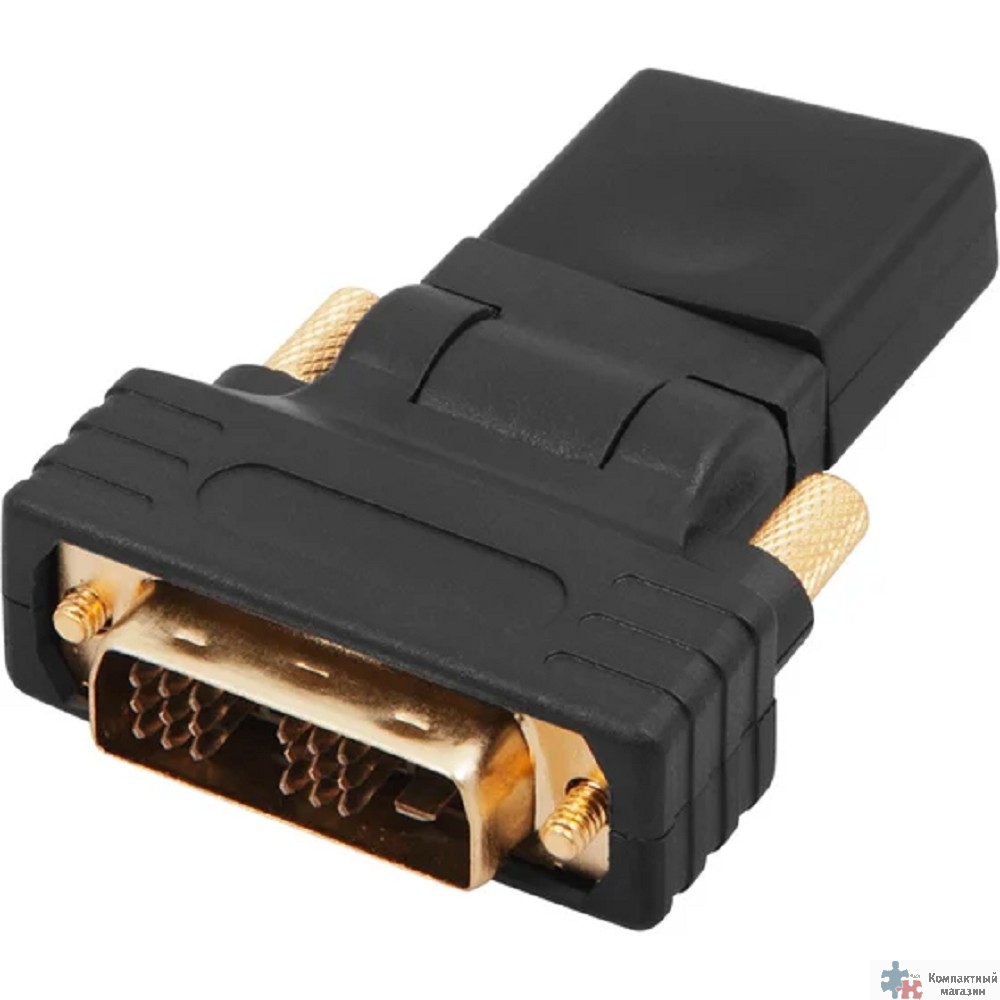 Rexant (17-6812) Переходник поворотный, штекер DVI-D - гнездо HDMI