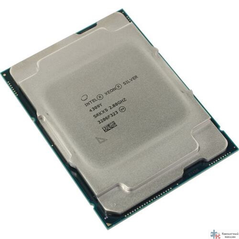 CPU Intel Xeon Silver 4309Y pull 8 Cores, 16 Threads, 2.8/3.6GHz, 12M, DDR4-2666, 6TB, 2S, 105W