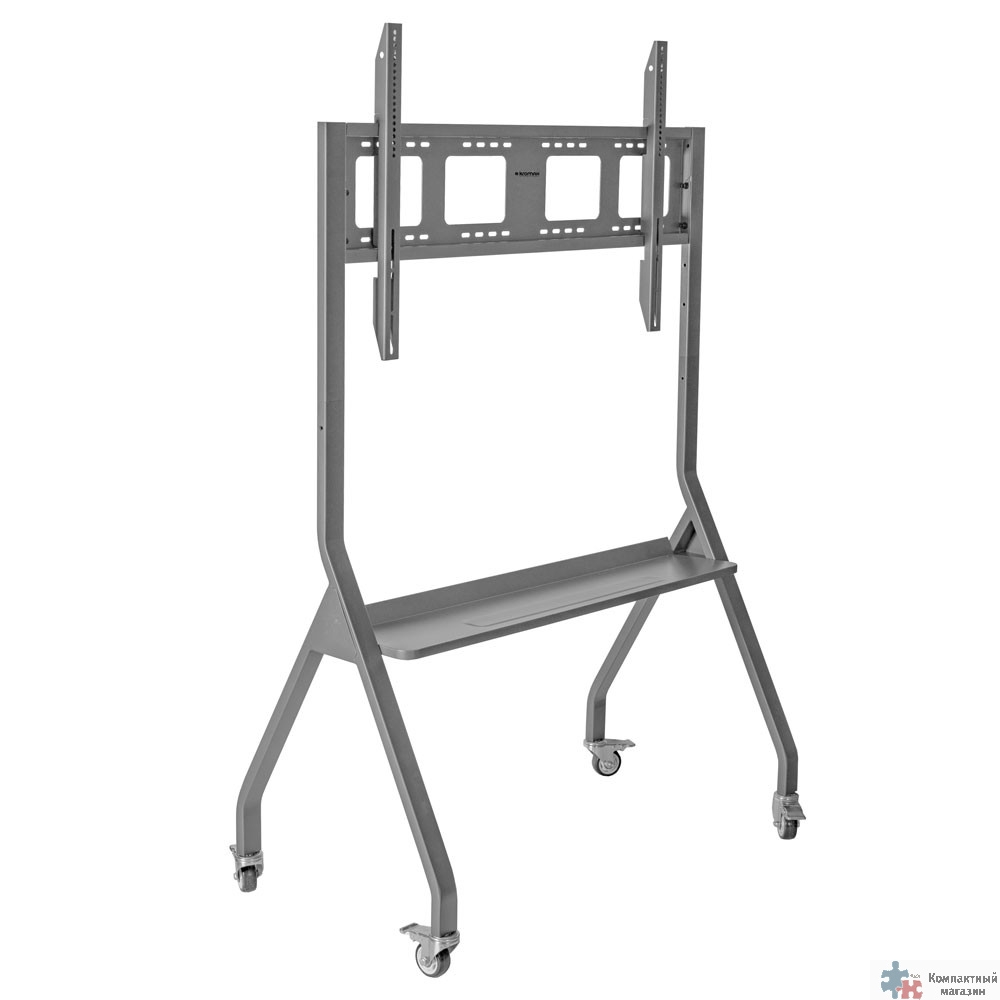 Kromax OMEGA-12 silver {32"-120";  Максимальная нагрузка: 80 кг;  VESA: 200х200, 200х300, 200х400, 300х200, 300х300, 300х400, 400х200, 400х300, 400х400, 600x200, 600x300, 600х400, 800x400, 800x500}