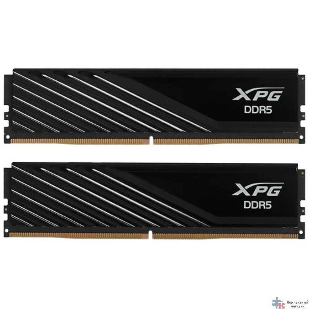 A-Data DDR5  DIMM 16GB 2x8GB 5600MHz AX5U5600C468G-DTLABBK XPG Lancer Blade RTL PC5-44800 CL46ECC 288-pin 1.1В kit dual rank Ret