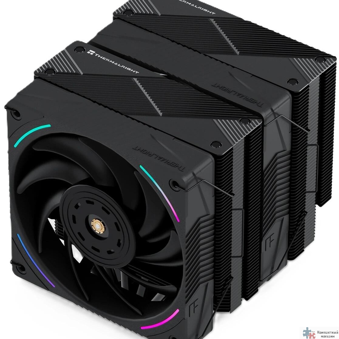 Thermalright Кулер Phantom Spirit 120 Vision EVO  LGA115X/1200/1700/1851/AM4/AM5 (Dual Tower, 2x120mm ARGB PWM Fan, медное основание, 7 тепл. трубок 6мм) / TRPS120VEVO