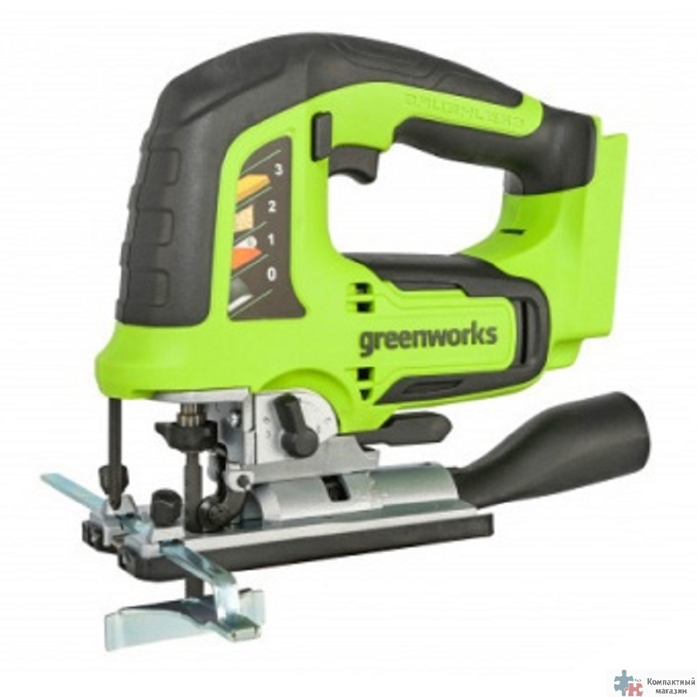 Greenworks GD24JS Лобзик аккумуляторный, 24V, бесщеточный, без АКБ и ЗУ [3601407]