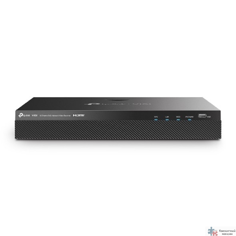 TP-Link VIGI NVR2016H-16MP 16-канальный сетевой видеорегистратор с поддержкой PoE+