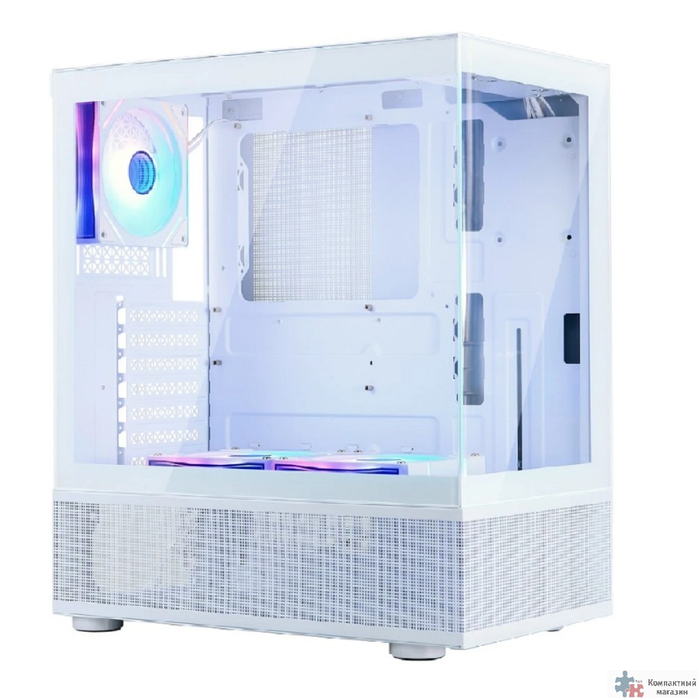 1STPLAYER MIKU Mi7-A ARGB White / ATX / 3x120mm ARGB fans / Mi7-A-WH-2FC7R-W-1FC7-W