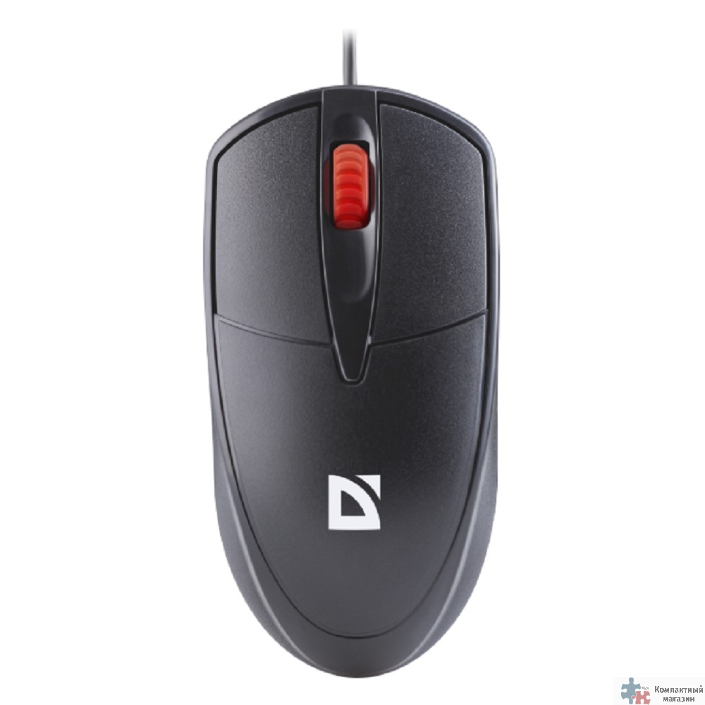 Defender Icon MB-057 {проводная оптическая мышь, черный, 3 кнопки, 1000 dpi}