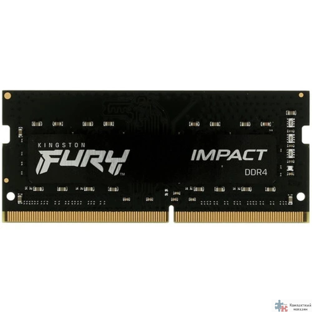 Kingston DDR4 SODIMM 8GB  3200MHz  CL20 FURY Impact KF432S20IB/8
