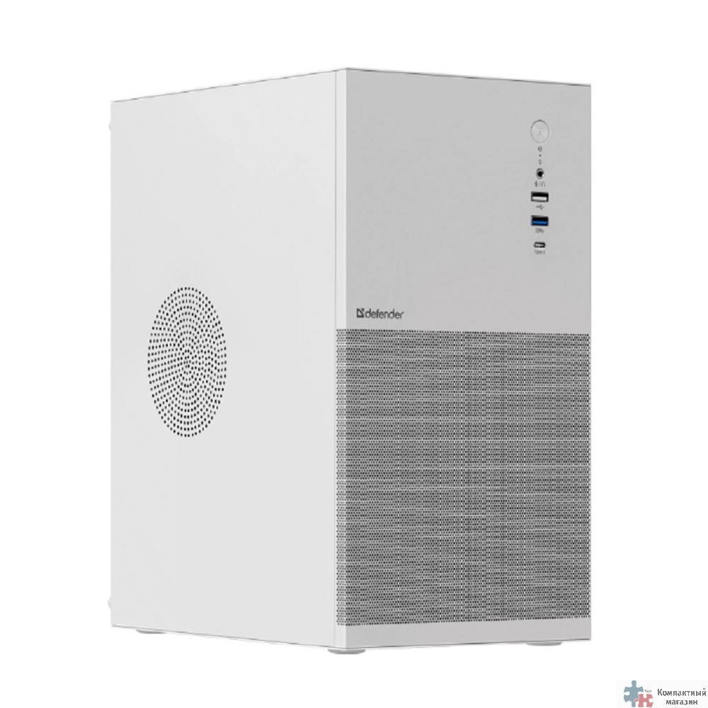 Defender Корпус компьютерный Apex Metal белый, mATX,Type C(3.0),USB3.0