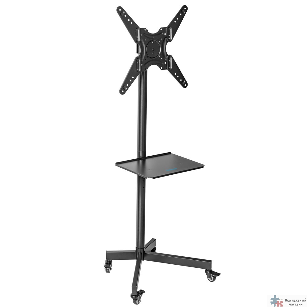Kromax OMEGA-16 black {26"-60";  Максимальная нагрузка: 35 кг;  VESA: 100x100, 100х200, 200х100, 200х200, 200х300, 200х400, 300х200, 300х300, 300х400, 400х200, 400х300, 400х400 мм Наклон: ±10°}