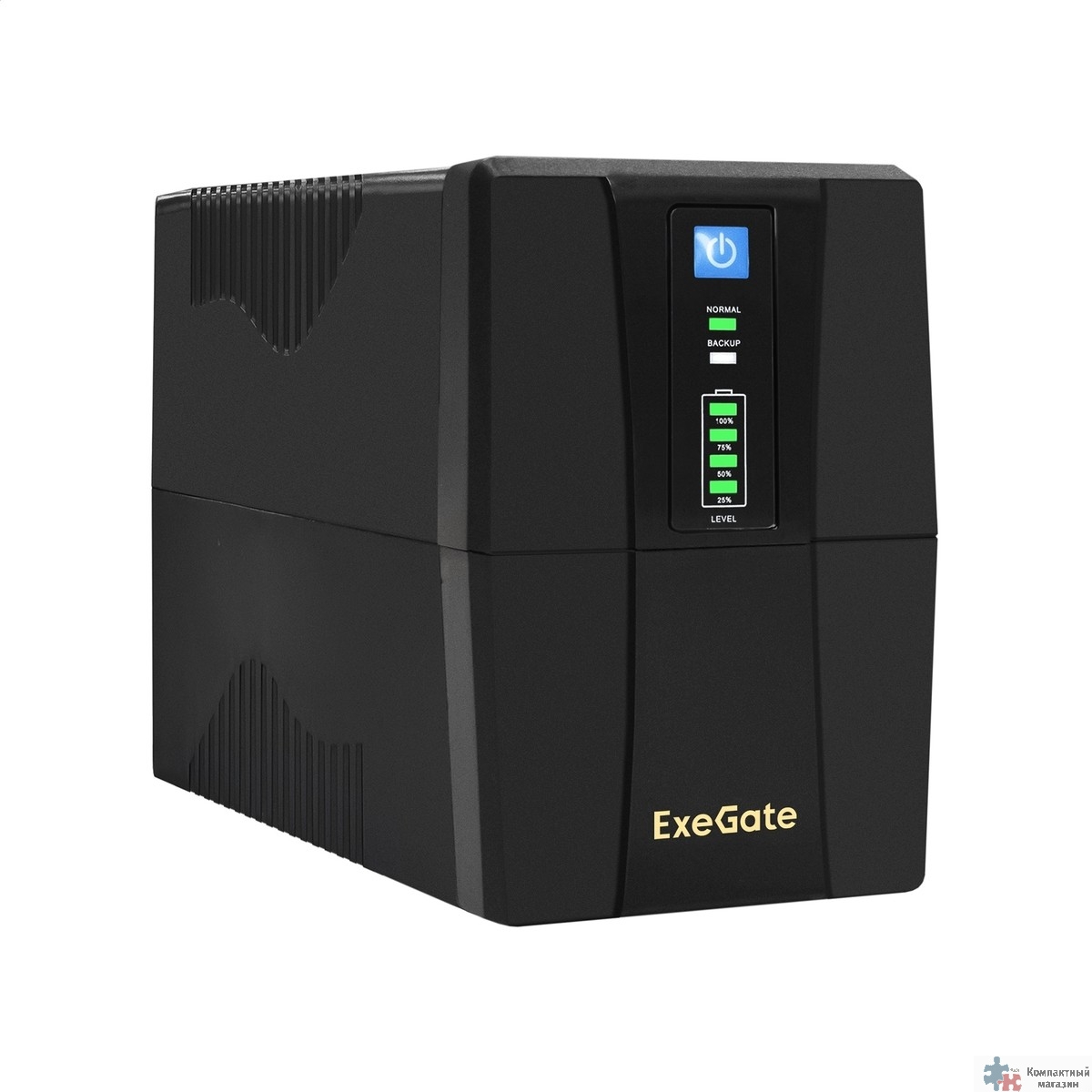 Exegate EP285542RUS ИБП ExeGate Power Back BNB-650.LED.AVR.C13.RJ.USB <650VA/360W, LED, AVR,4*IEC-C13, RJ45/11, USB, Black>