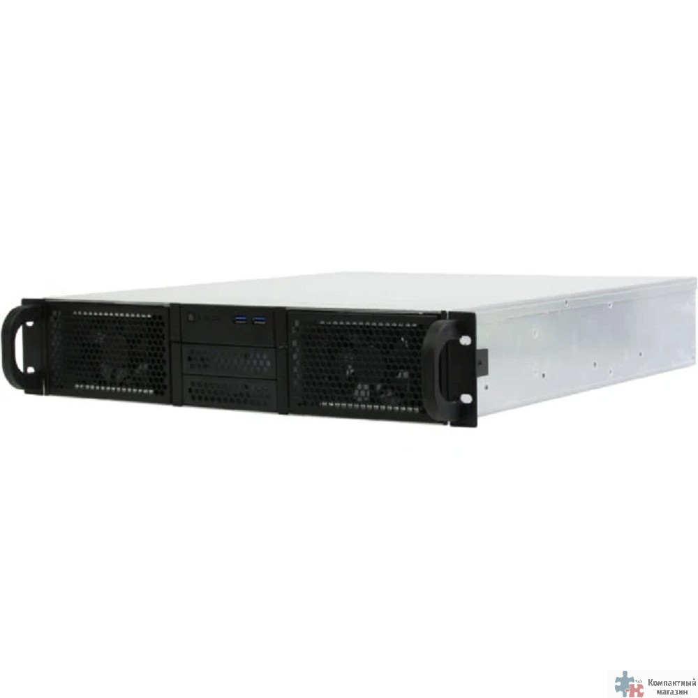 Procase RE204-D0H8-A-48 Корпус 2U server case,0x5.25+8HDD,черный,без блока питания(2U,2U-redundant),глубина 480мм,ATX 12"x9.6"