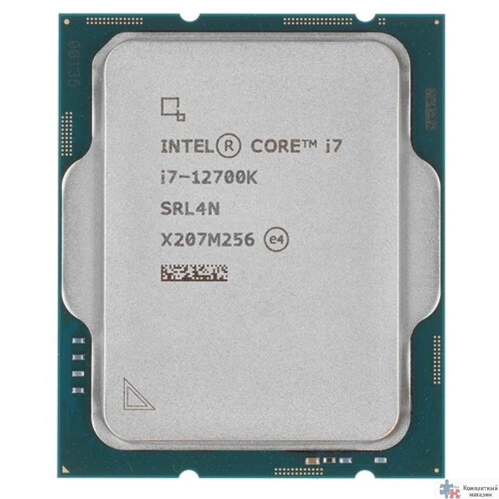 CPU Intel Core i7-12700K Alder Lake OEM {3.6 ГГц/ 4.9 ГГц в режиме Turbo, 25MB, Intel UHD Graphics 770, LGA1700}