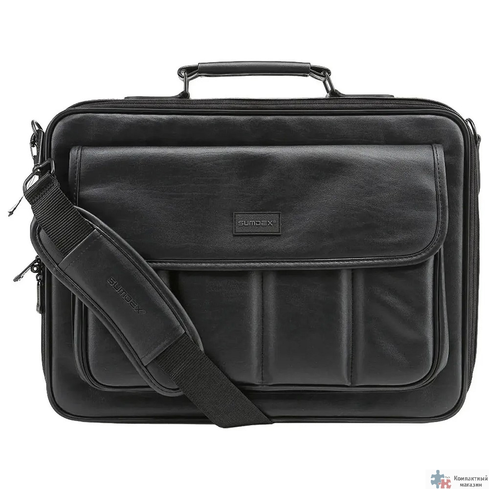 Сумка SUMDEX CKN-002BK(L)  (черный кожзаменитель до 15,6")