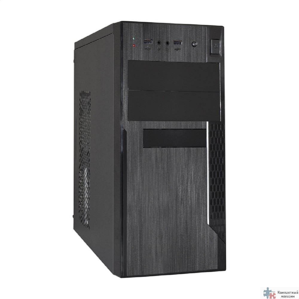 Exegate EX283240RUS Корпус Minitower ExeGate MA-373X Black, mATX <без БП> 2*USB, Audio
