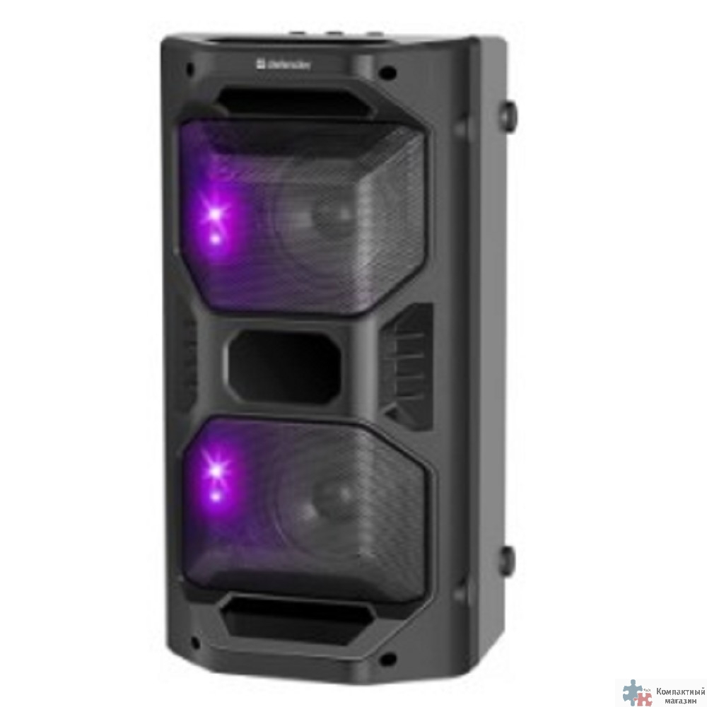 Defender Портативная акустика Rage 50Вт, Light/BT/FM/USB/LED/TWS (65109)