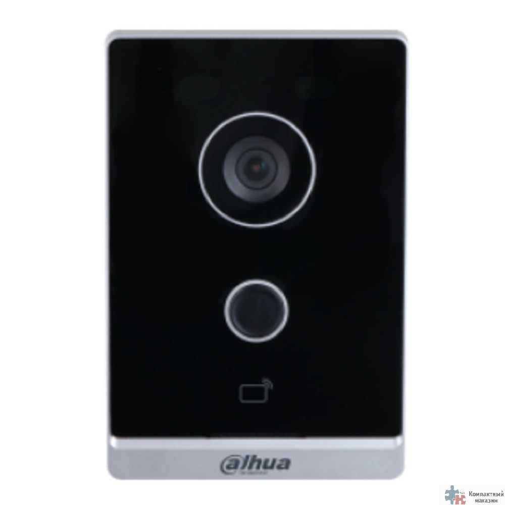 DAHUA DHI-VTO2211G-P-S2 Вызывная панель с разрешением камеры 2мп и CMOS сенсором, WDR, слот для SD карты до 256Гб, IP65, питание DC 12V/PoE