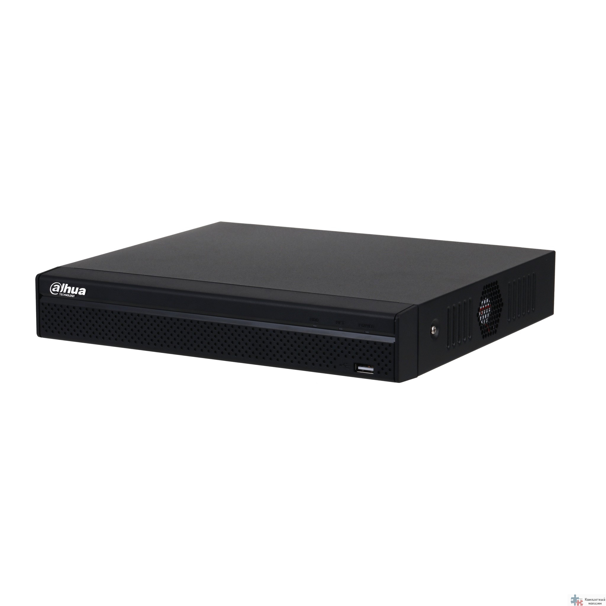 DAHUA DHI-NVR2108HS-8P-4KS3 8-канальный IP-видеорегистратор с PoE, 4K и H.265+, ИИ 1 SATA III до 20Тбайт; 1 HDMI, 1 VGA; 1 RJ45 1000Мбит/с, 8 RJ45 100Мбит/с (PoE/PoE+, до 72Вт) аудиовх /вых: 1/1