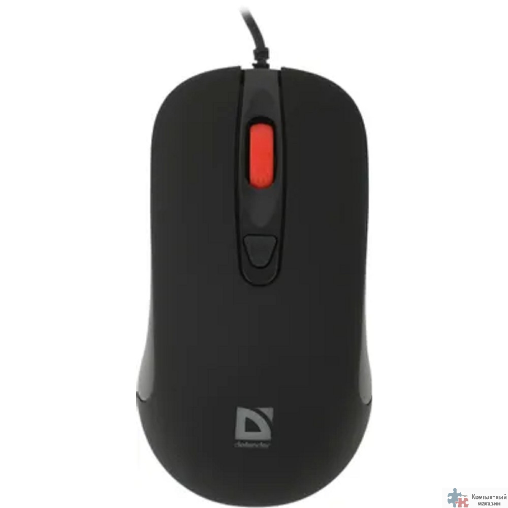 Defender Ultra Classic MB-280 [52281] {Проводная оптическая мышь, 7 цветов, 3 кнопки, 1000/1200dpii, черный}